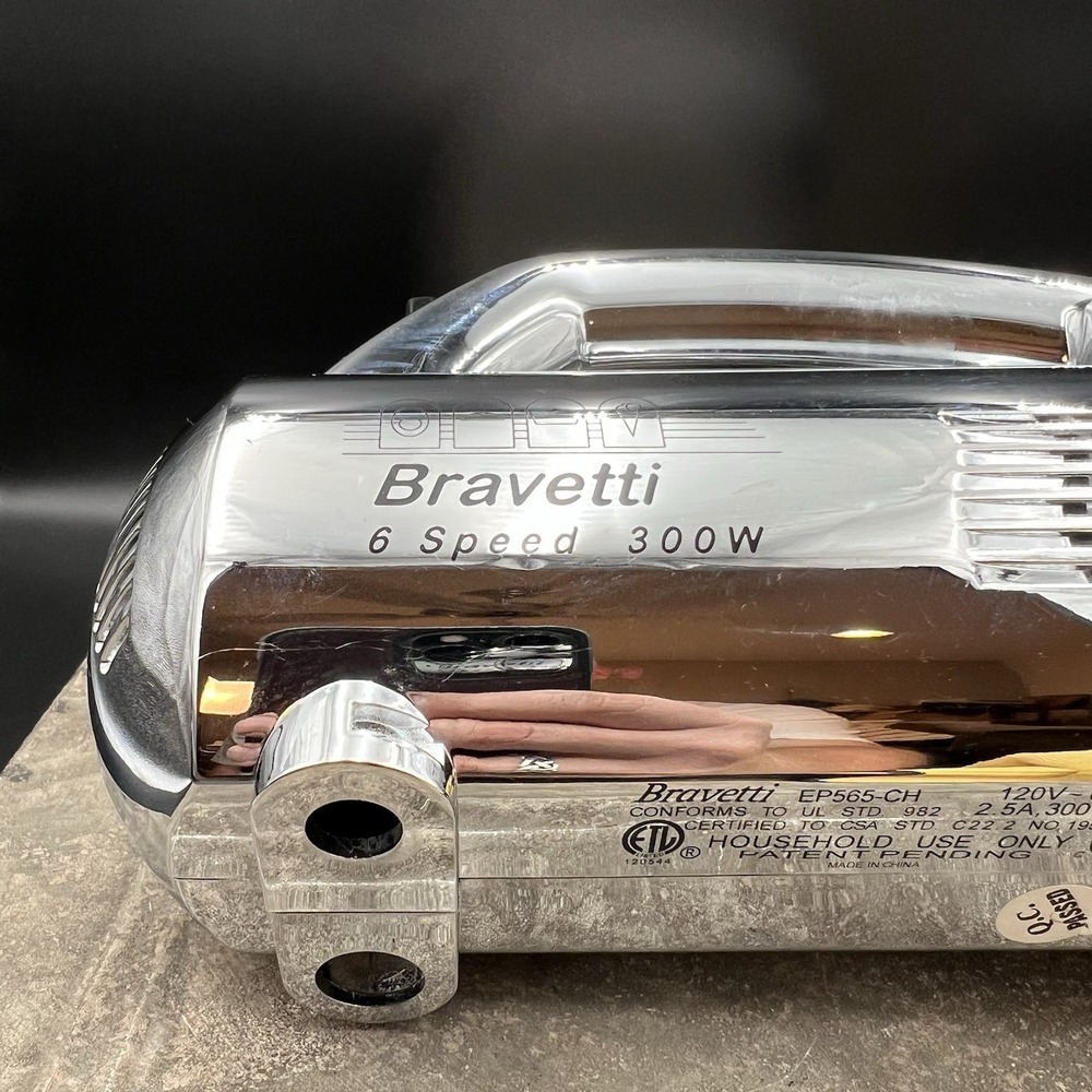Bravetti EP545 Silver Hand Mixer 300W with Retractable Cord No Attachments